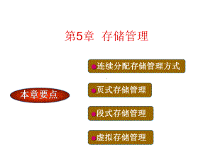 计算机 存储管理.ppt