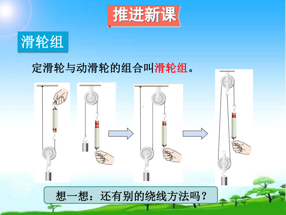 部编版物理八年级下册第十二章简单机械辅助资料第2节第2课时滑轮组和其它简单机械课件.ppt_第3页