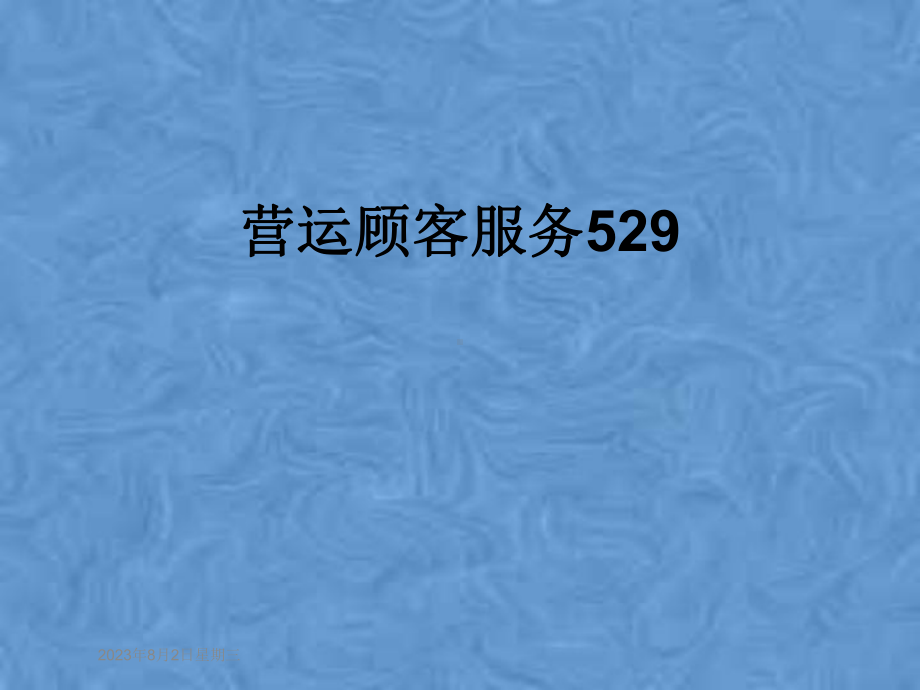 营运顾客服务529课件.pptx_第1页