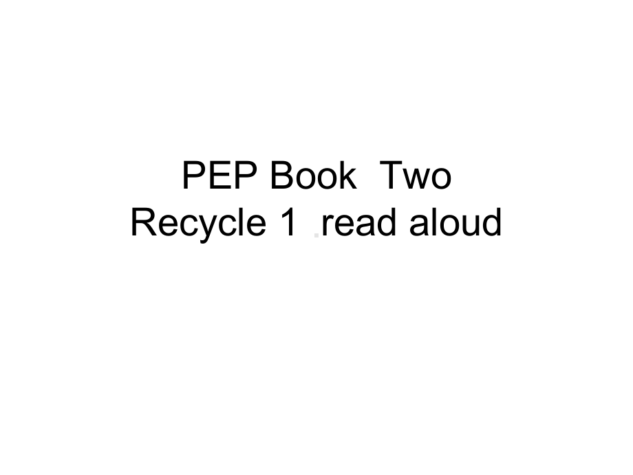 三年级下册英语课件Recycle1人教版PEP.ppt_第1页