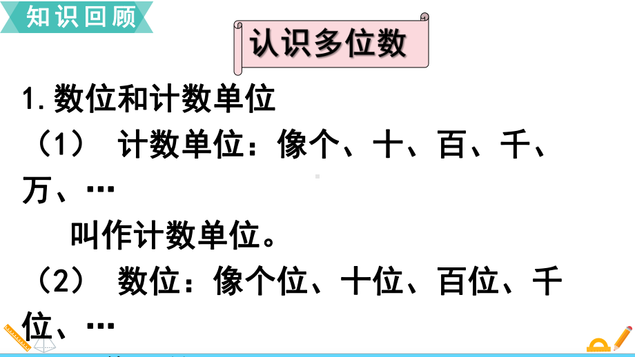 （苏教版四年级数学下册课件）第九单元-整理与复习-第1课时-数的世界1.ppt_第3页