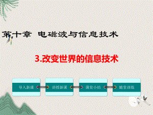 鱼台县某中学九年级物理下册-第十章-电磁波与信息技术3-改变世界的信息技术教学课件新版教科版.ppt