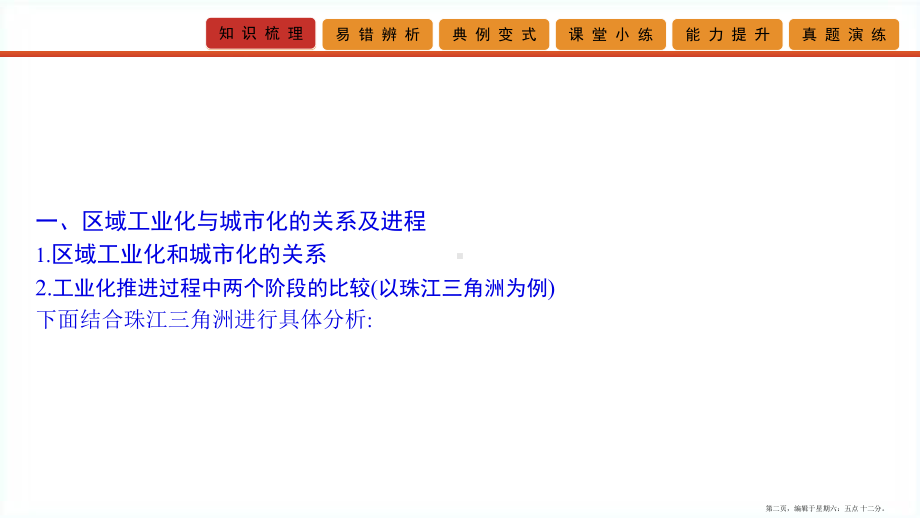 高考地理艺考生冲刺第十单元区域开发与区域可持续发展第33讲区域工业化与城市化课件.pptx_第2页