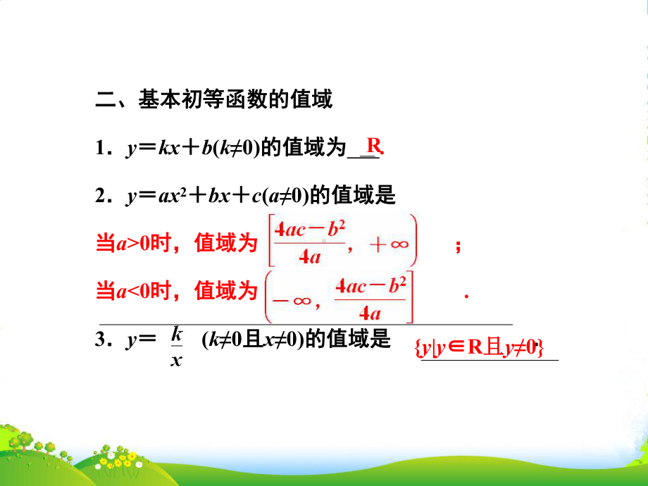 高考数学第一轮总复习经典实用-23函数的值域与最值学案课件.ppt_第3页