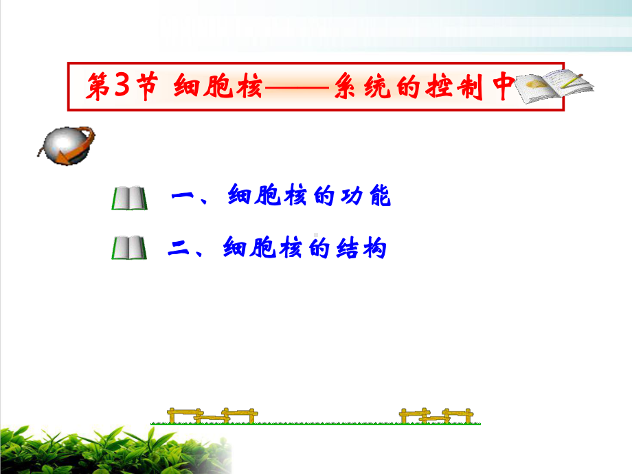 人教版生物必修一《细胞核-系统的控制中心》教学实用课件.ppt_第3页