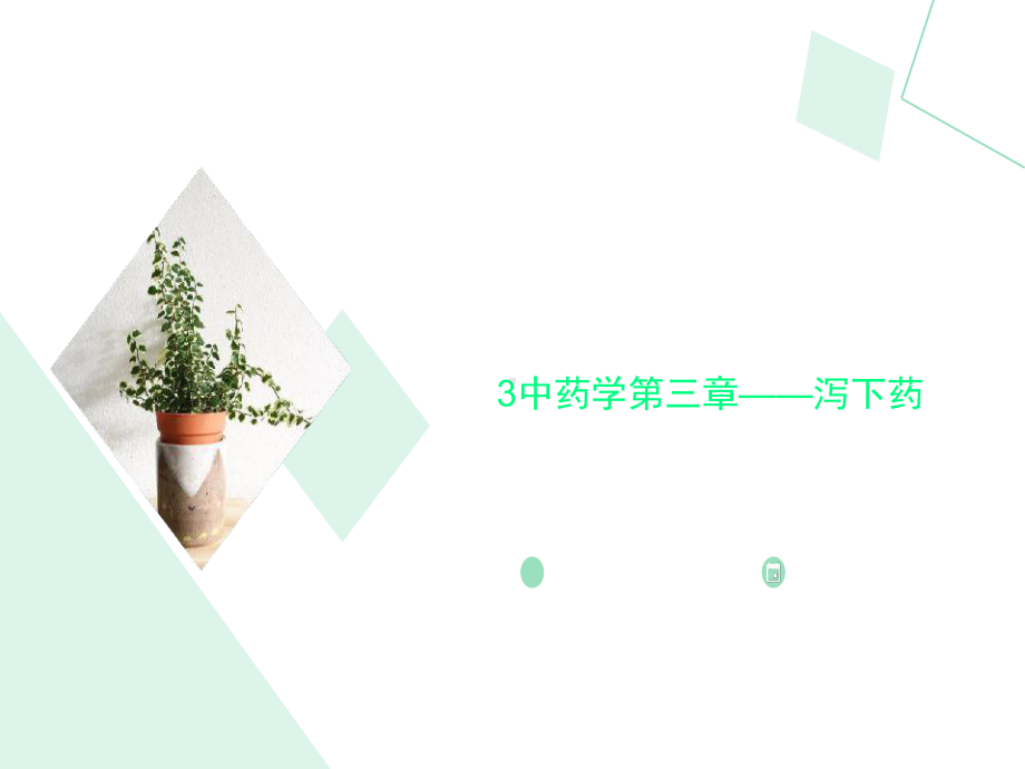 中药学第三章-泻下药课件.ppt_第1页