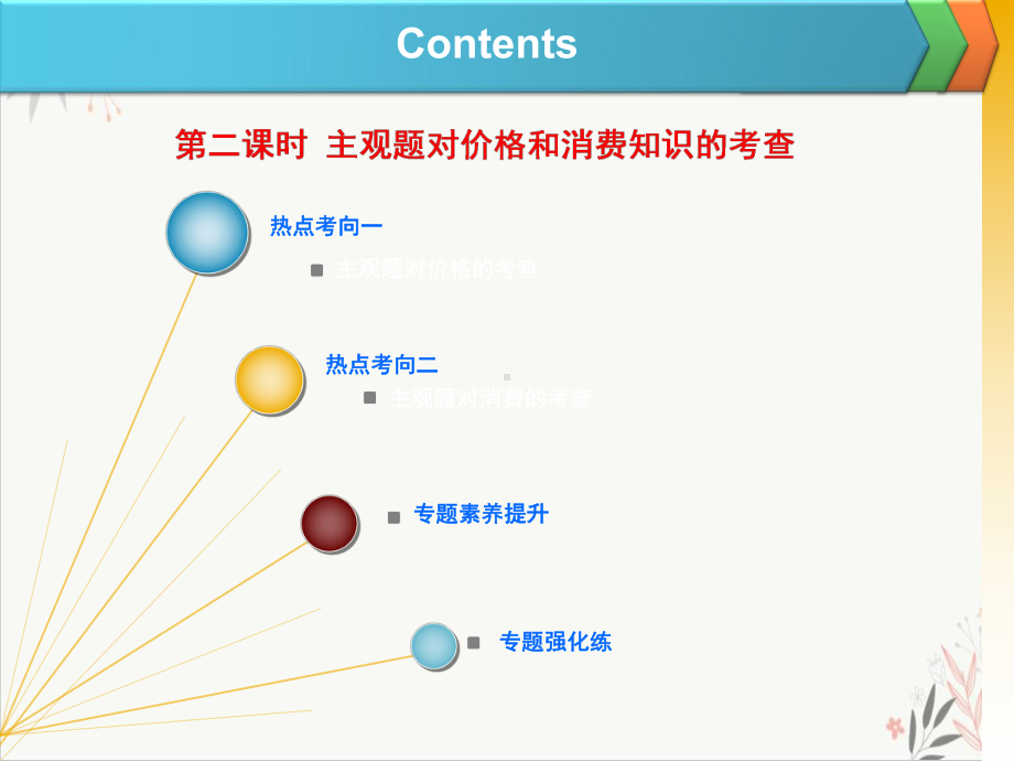 高三二轮复习政治第二课价格和消费知识主观题突破课件.ppt_第2页