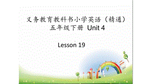 人教精通版英语五年级下册Unit4What'swrongwithyouLesson19课件.pptx