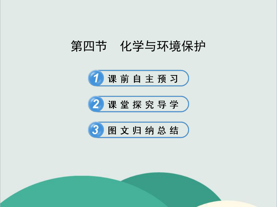 鲁教版九年级化学下册《化学与环境保护》高效课堂-获奖课件-1(vip).ppt_第1页