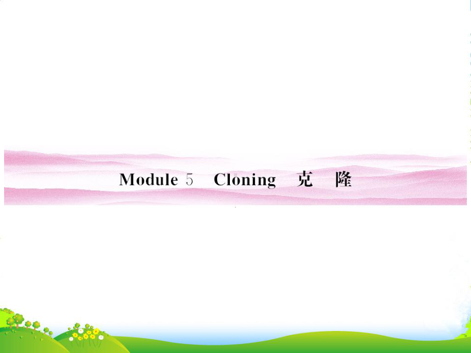 山东省高考英语-Module-5-Cloning总复习课件-外研选修6.ppt_第1页