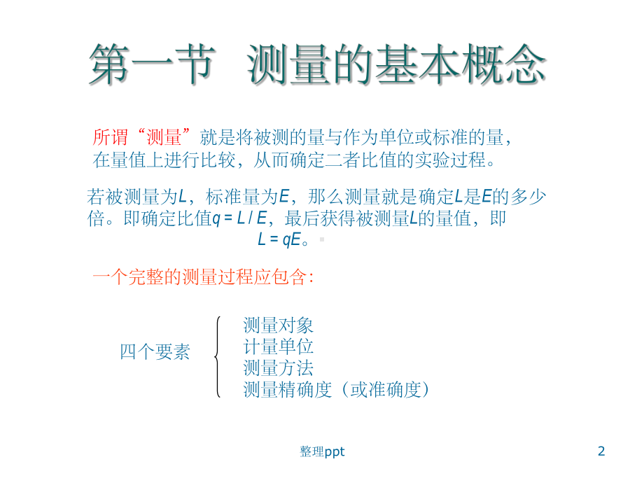 互换性与测量技术第二章测量技术的基础知识及光滑工件尺寸的检测课件.ppt_第2页