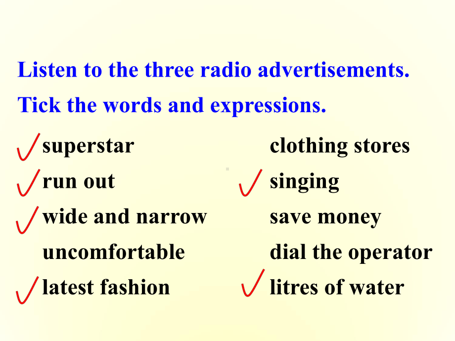 高中英语-Unit-5《Inside-advertising》Listening课件-新人教版选修9.ppt_第2页