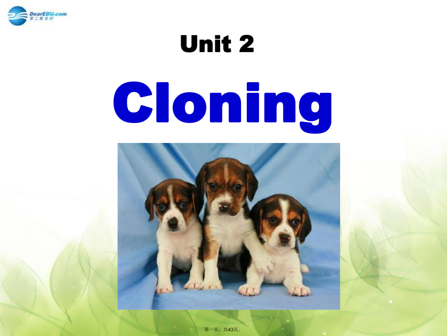 高中英语-Unit-2-Cloning-Warming-up课件-新人教版选修8.ppt_第1页