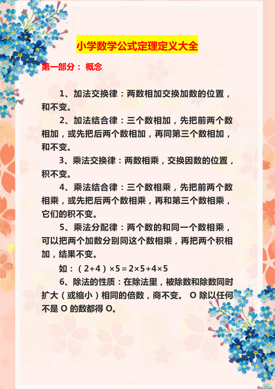 小学数学公式定理定义大全.docx_第1页