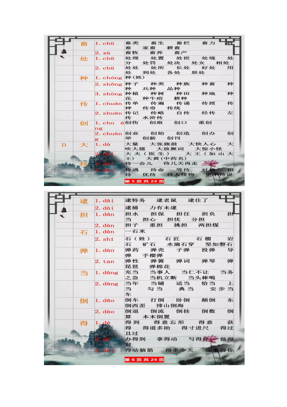 小升初语文多音字分类积累汇总.docx_第3页