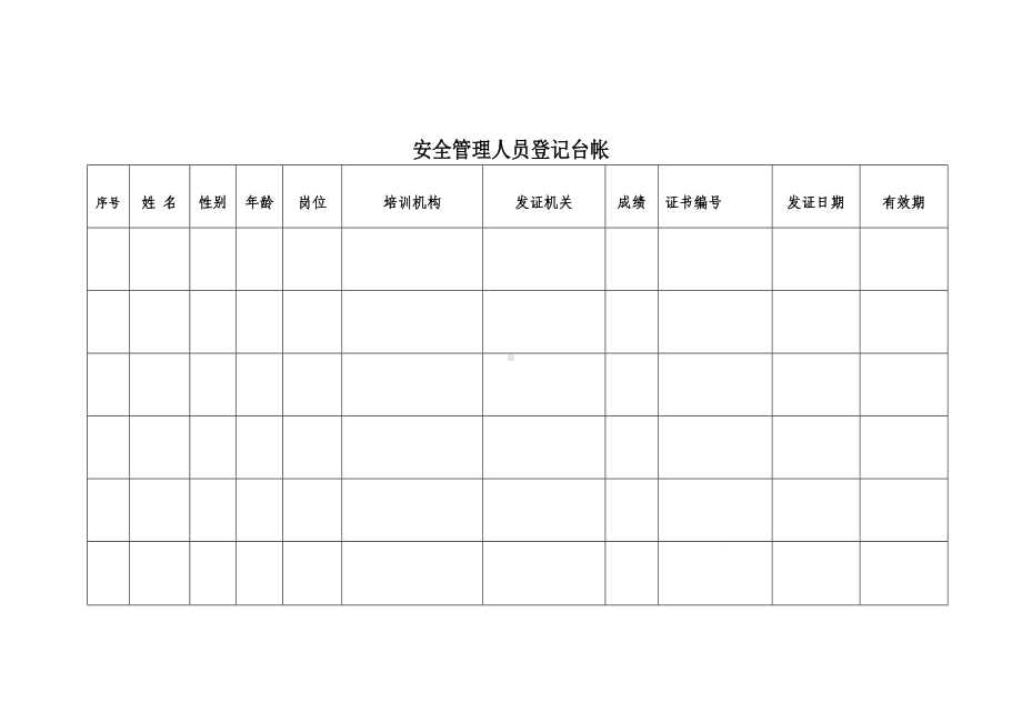 主要负责人和安全管理人员登记表.doc_第2页