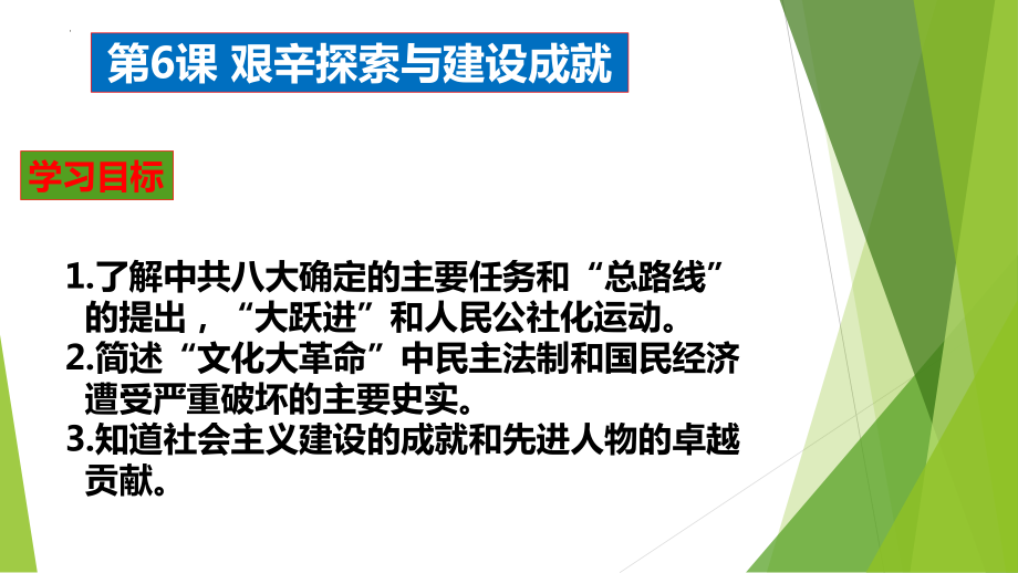 2.6艰辛探索与建设成就ppt课件-（部）统编版八年级下册《历史》.pptx_第2页