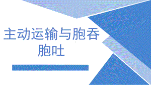 12.主动运输与胞吞胞吐 ppt课件-2023新人教版（2019）《高中生物》必修第一册.pptx