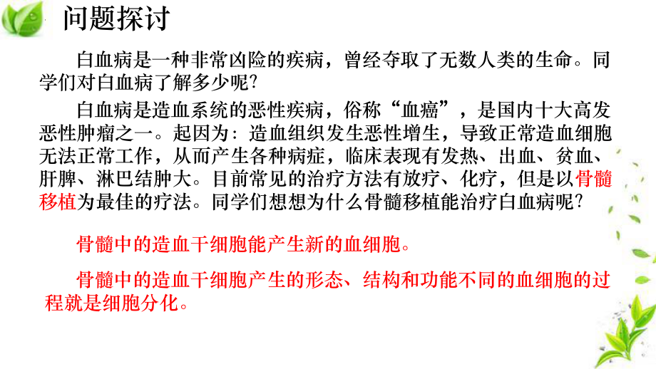 6.2细胞的分化 ppt课件--2023新人教版（2019）《高中生物》必修第一册.pptx_第1页