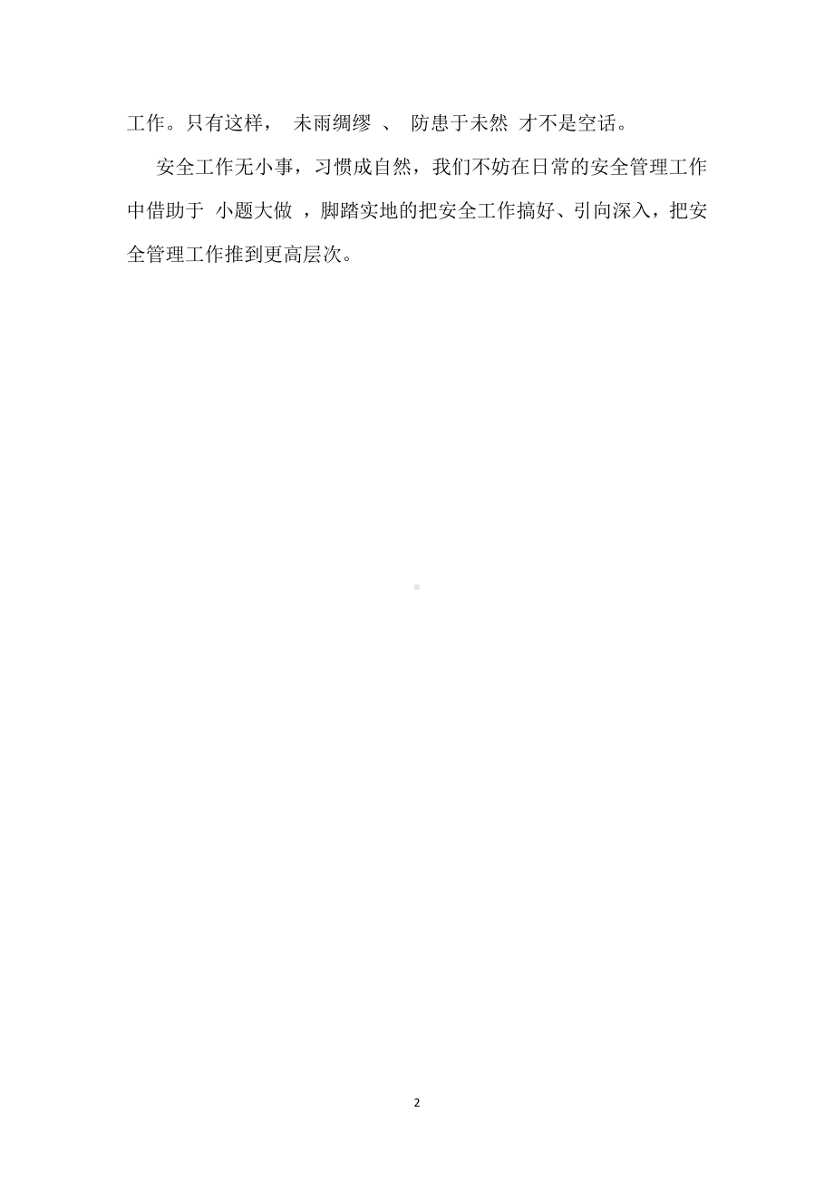 安全管理需要“小题大做”模板范本.docx_第2页