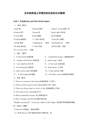 江苏译林版五年级上册英语知识点梳理汇总.pdf