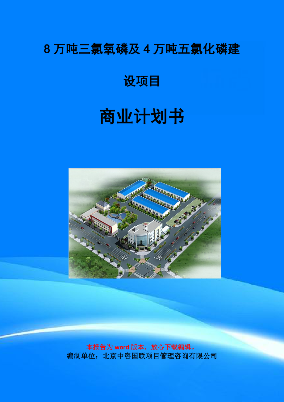 8万吨三氯氧磷及4万吨五氯化磷建设项目商业计划书写作模板.doc_第1页