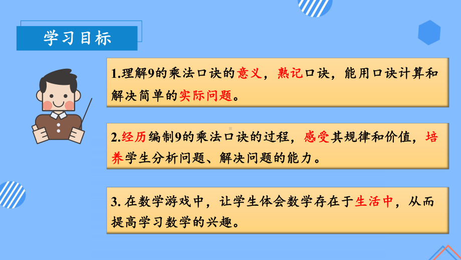 数学人教二年级上册（2013年新编）第六单元-第04课时-9的乘法口诀（教学课件）.pptx_第2页