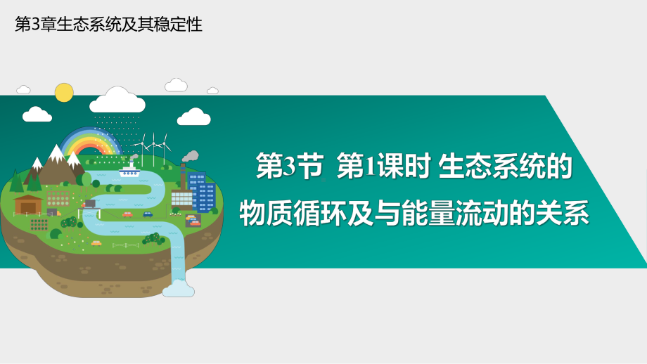 3.3.1 生态系统的物质循环及与能量流动的关系ppt课件-2023新人教版(2019）《高中生物》选择性必修第二册.pptx_第1页