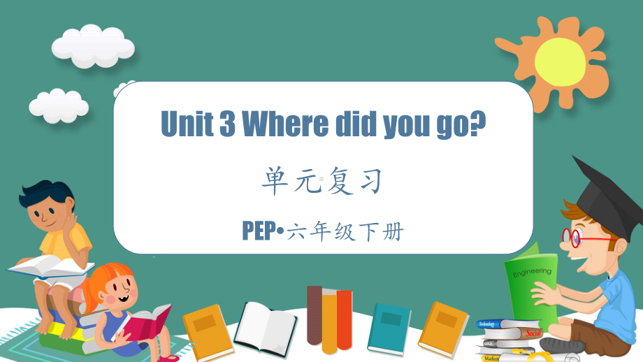 小学英语六年级下册-Unit 3 Where did you go第七课时（教学课件)单元复习.pptx_第1页