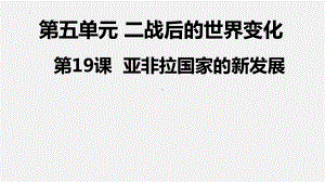 5.19亚非拉国家的新发展 ppt课件 (同名2)-(部）统编版九年级下册《历史》.pptx