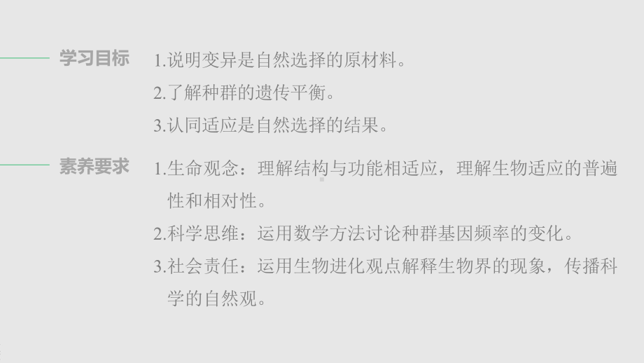 第6章 第二节 自然选择与适应 ppt课件-2023新北师大版（2019）《高中生物》必修第二册.pptx_第2页