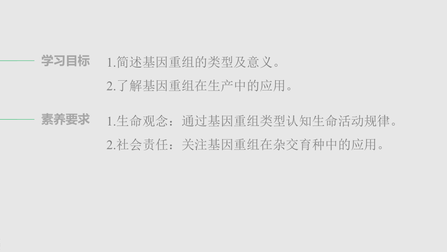 第5章 第二节 基因重组 ppt课件-2023新北师大版（2019）《高中生物》必修第二册.pptx_第2页