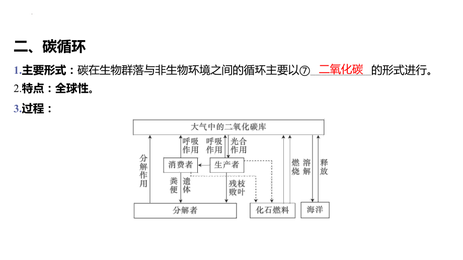 一轮复习：第3节 生态系统的物质循环 ppt课件-2023新人教版（2019）《高中生物》选择性必修第二册.pptx_第3页