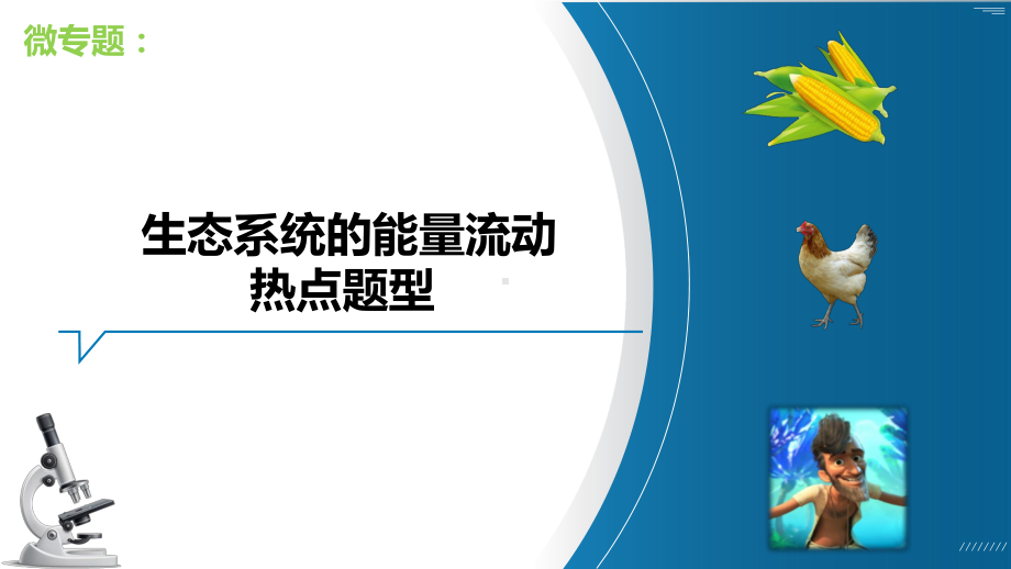 二轮复习：生态系统的能量流动热点题型 ppt课件-2023新人教版（2019）《高中生物》选择性必修第二册.pptx_第1页