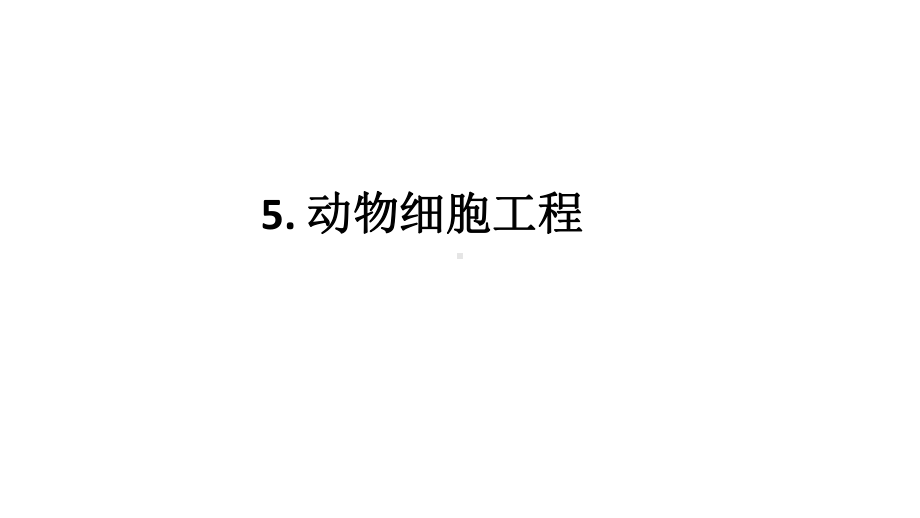 二轮复习ppt课件：动物细胞工程 -2023新人教版（2019）《高中生物》选择性必修第三册.pptx_第1页