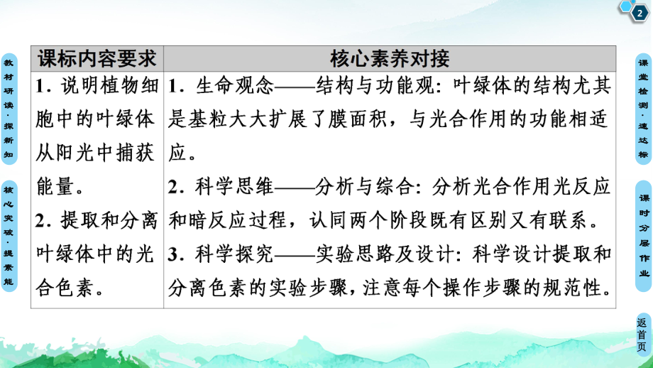 第3章 第2节　第1课时　解开光合作用之谜　叶绿体与光能的捕获 ppt课件(共64张PPT)-2023新苏教版（2019）《高中生物》必修第一册.ppt_第2页