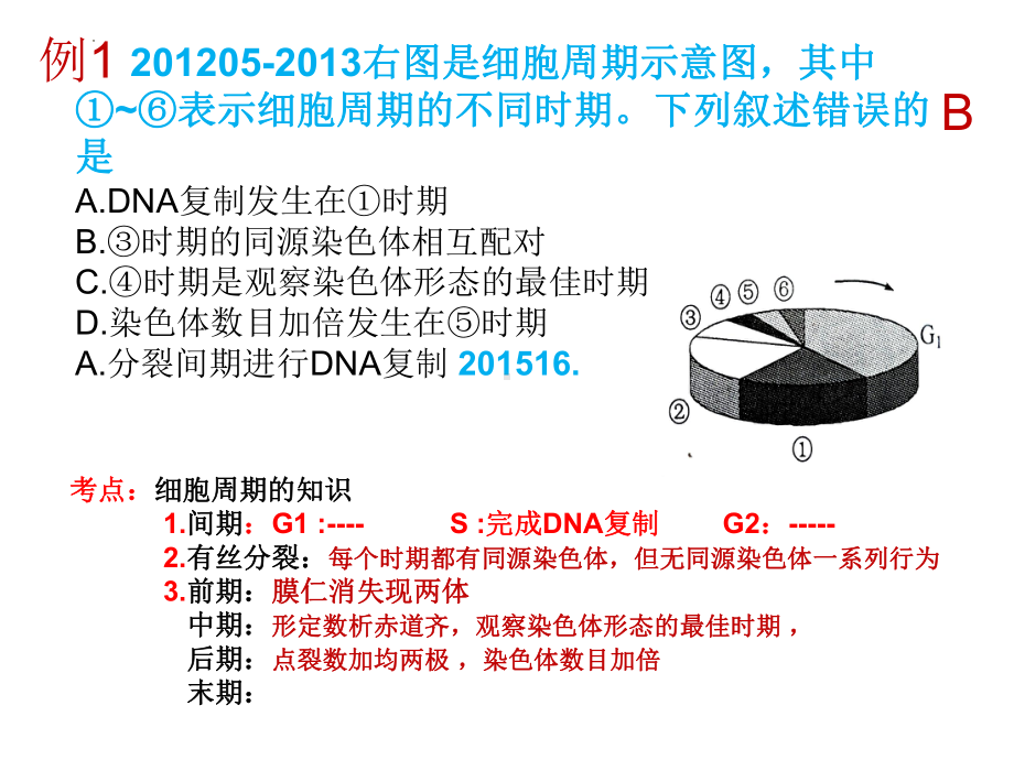 学考复习专题ppt课件题型4-1：有丝分裂-2023新浙科版（2019）《高中生物》必修第一册.pptx_第3页