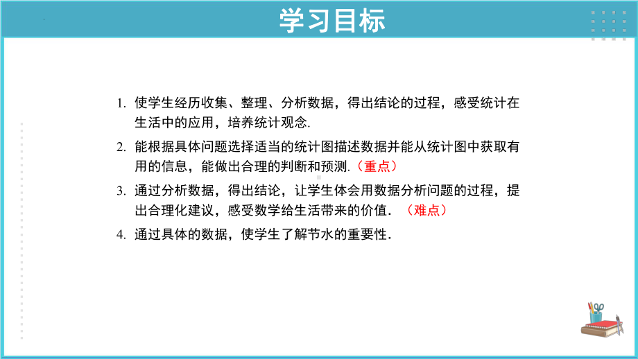 初中数学 七年级下册 10-3课题学习从数据谈节水 课件人教版七年级数学下册.pptx_第2页