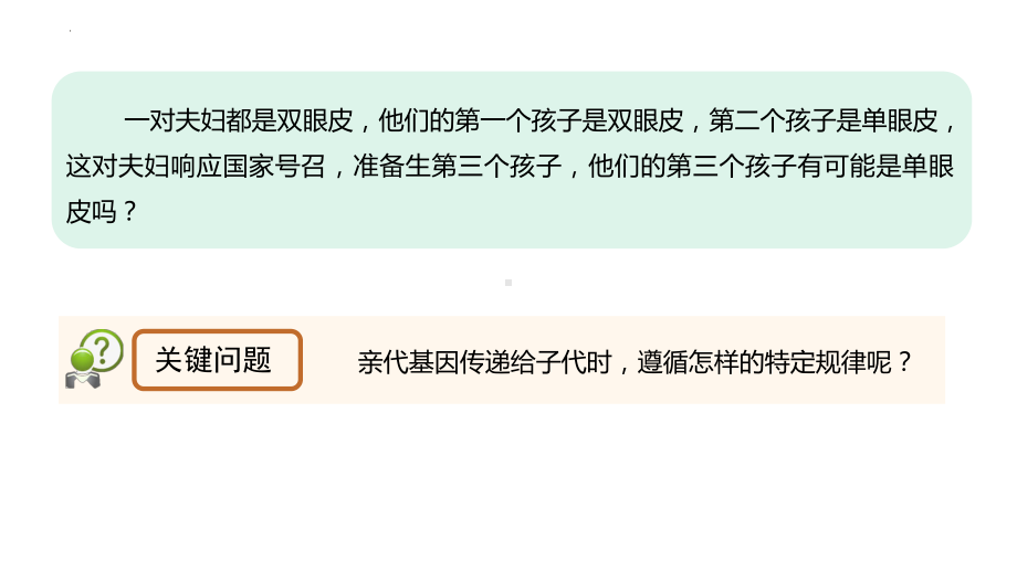 2.2亲代基因传递给子代遵循特定的规律ppt课件-2023新沪科版（2019）《高中生物》必修第二册.pptx_第2页