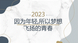 因为年轻,所以梦想-飞扬的青春 ppt课件-2023春高二下学期主题班会.pptx