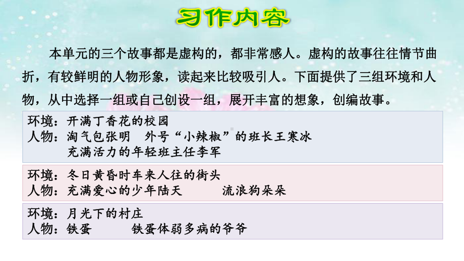 部编版六年级语文上册习作：笔尖流出的故事课件.pptx_第3页