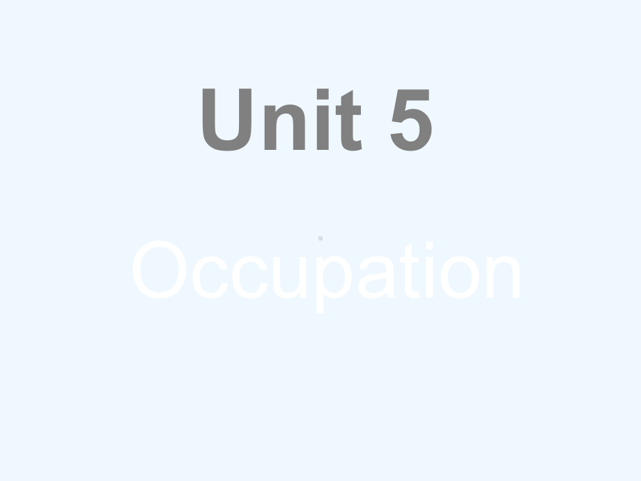 西乡县某小学六年级英语下册-Unit-5-Occupation-Part-A课件1-闽教版三起.ppt_第1页