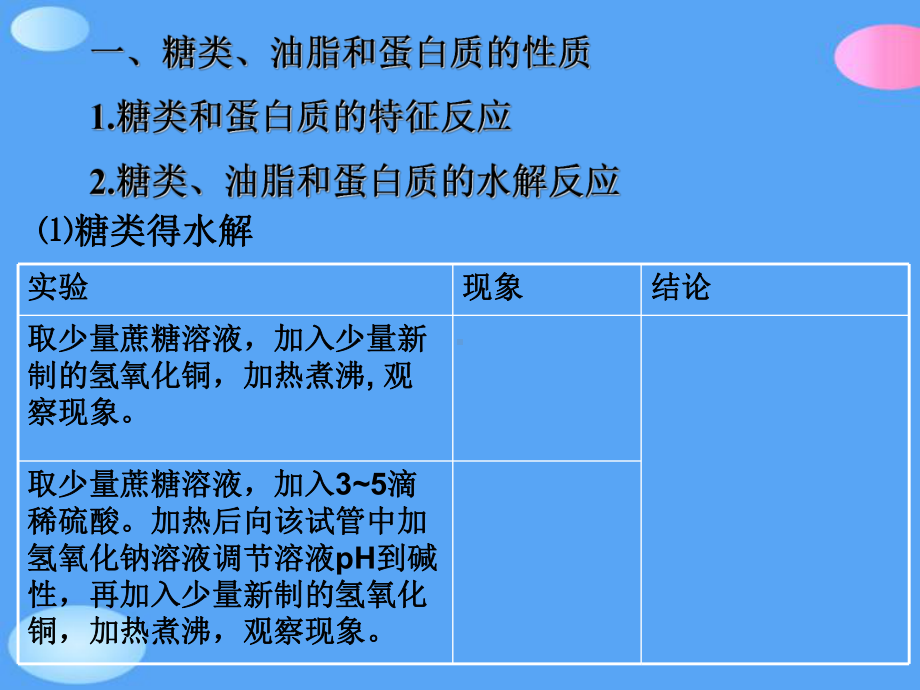 高中化学新课标人教必修二第四节基本营养物质时脂肪蛋白质正式版课件.ppt_第3页