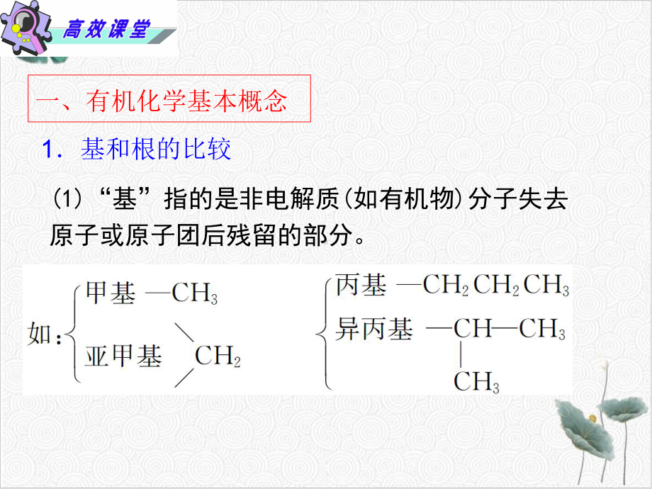 河北某中学高考化学二轮复习专题十七烃和烃的衍生物课件.ppt_第2页