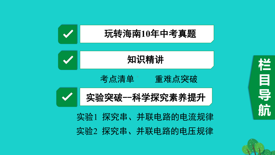 海南省中考物理一轮复习考点通关第十二讲电学微专题电路识别和设计课件.ppt_第2页