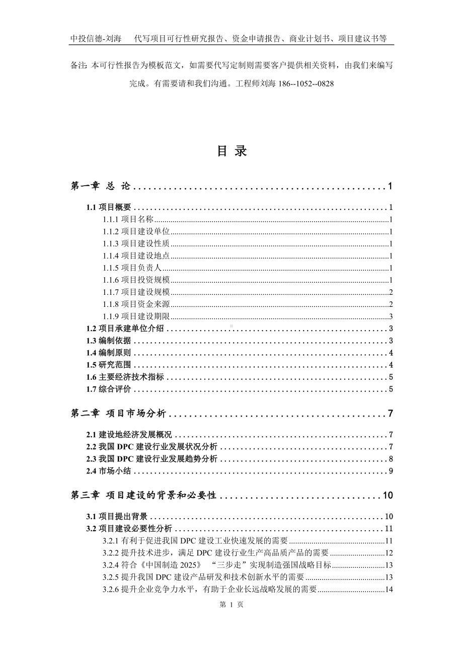 DPC建设项目资金申请报告写作模板代写.doc_第2页