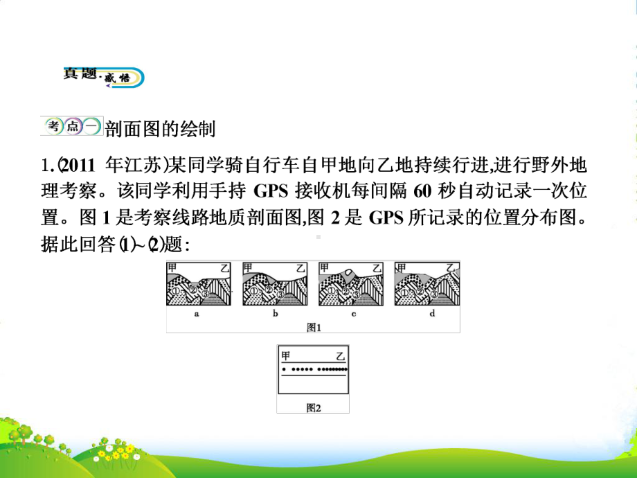 高中地理总复习-专题一第三课时-地理图像的绘制导与练课件.ppt_第2页