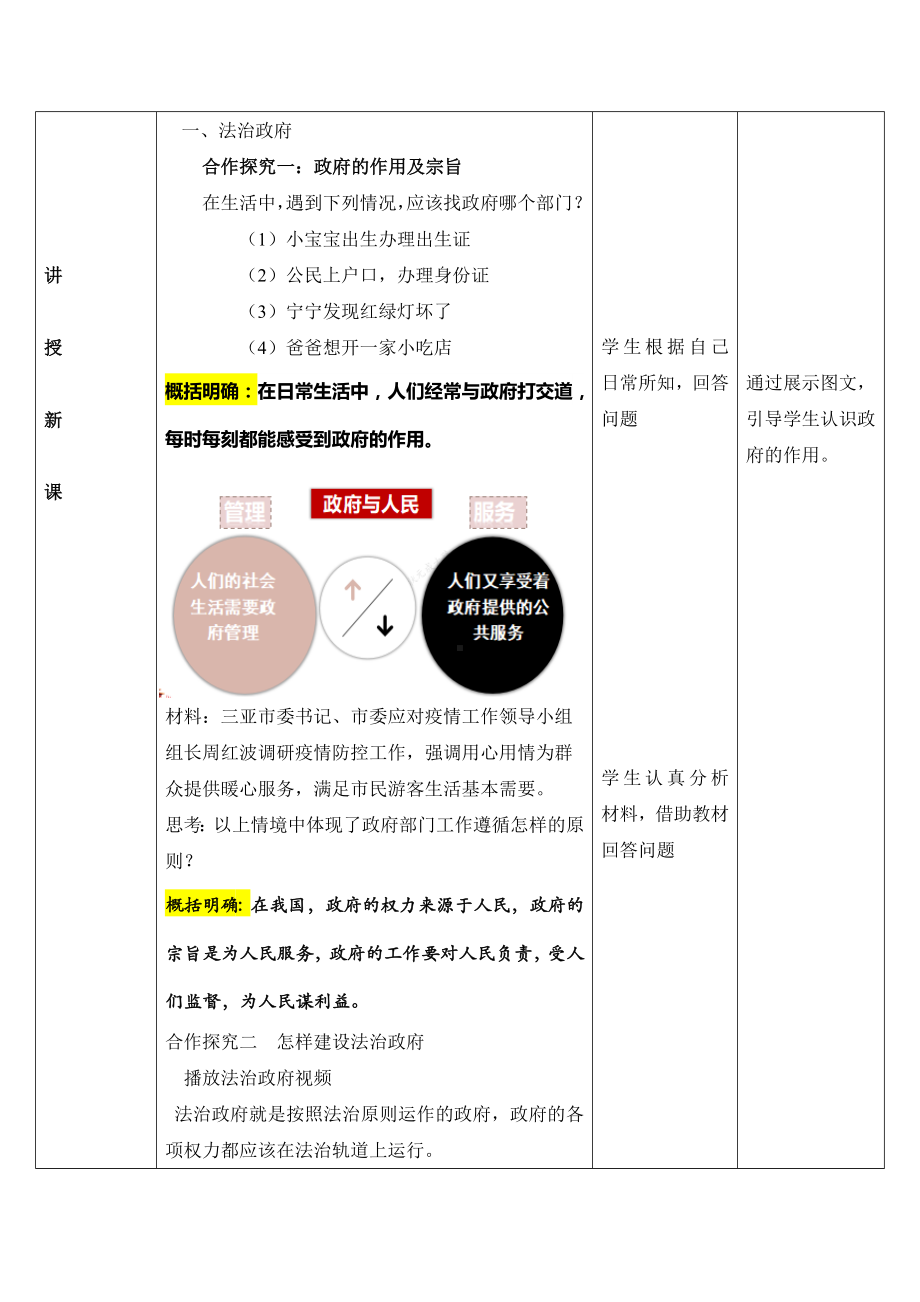 道德与法治人教版九年级上册（2018年新编）4.2 凝聚法治共识（教学设计）.docx_第2页