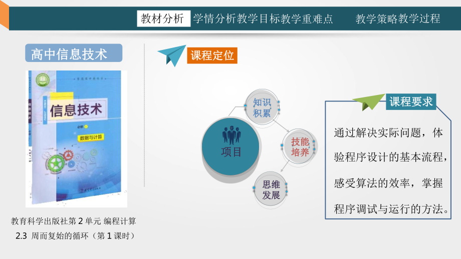 2.3 周而复始的循环-说课ppt课件-2023新教科版（2019）《高中信息技术》必修第一册.pptx_第3页