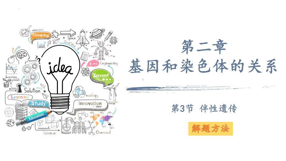 2.3 伴性遗传的解题方法ppt课件-2023新人教版(2019）《高中生物》必修第二册.pptx_第1页